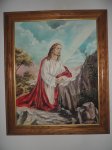 Slika Isusa 50x40 cm ulje na platnu uokvirena autor -Flegar
