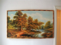 SLIKA NA LESONITU VELIKA 62 cm x 102 cm