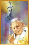 Slika papa IVAN PAVAO II., visine 70 cm, prodajem
