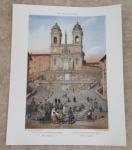 Slika Piazza di Spagna originalni print na kartonu AKCIJSKA CIJENA 1 €