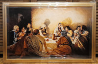 SLIKA POSLJEDNJA VEČERA - DIMENZIJE: 80x53.2 cm, prodajem