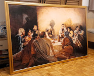 SLIKA POSLJEDNJA VEČERA - DIMENZIJE: 90x59.5 cm, prodajem