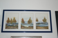 Slika Roberta Garafolića Triptih BREZE - akvarel