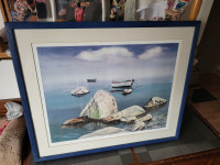 Slika umjetnička--more :  v.mjera  86 X 56cm,vidi slike