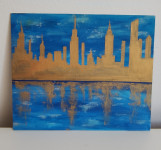 Slika "Zlatna reflekcija" 25x30