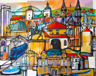 SPN - Sašo Petroševski Novak-ArtAtelierSPN -PANORAME HRVATSKIH GRADOVA