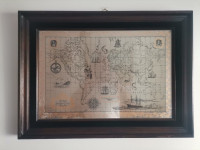 Srebrna karta svijeta Kraljevskog geografskog društva, Franklin Mint