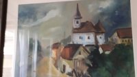 Stara slika - mala crkva u Slavonskom Brodu