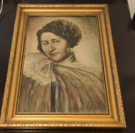 Staro ulje na lesonitu 1943