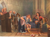 Staro ulje na lesonitu