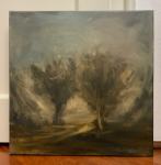 Staza između drveća - ulje na platnu - umjetnička slika u prodaji