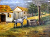 SNIŽENO - Theodor Nelston: "Panonian Horses" (1920), originali