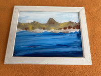 Toni Puškarić - Energija mora - Ulje na staklu