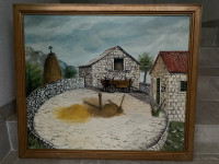 Topic - ulje na platnu (dalmatinski motiv)