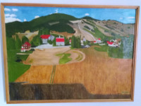 Ulje na platnu s motivom Begovog Razdolja