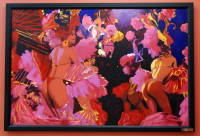 Ulje na platnu 150 x 100 cm  "Plesačice Salsa Cuba"