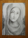 Umjetnička slika "Blažena Djevica Marija"