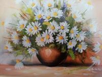 Umjetnička slika Cvijeće ivančice ili margarete