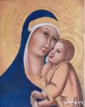Umjetnička slika Djevica Marija i dijete