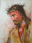 Umjetnička slika "Ecce Homo - Evo Čovjeka", prikaz Trpećeg Isusa