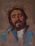 Umjetnička slika Luciano Pavarotti