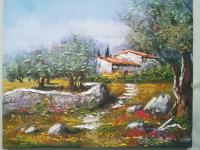 Umjetnička slika Selo