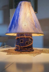 Unikatna stolna lampa sa potpisom