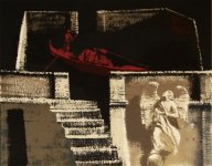 Vasilije Jordan -"Anđeo putovanja"- serigrafija 50x70cm