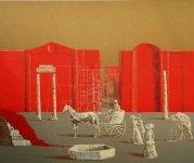Vasilije Jordan -"Crvena Nedelja"- serigrafija 60x70cm