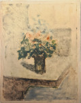 Vasilije Jordan "Cvijeće" akvarel 20x25cm;