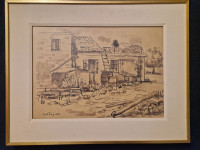 Vilim Svečnjak - 1940/50. - akvarel