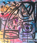 Vilim Svečnjak - ulje na lesonitu