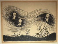 VILKO SELAN GLIHA - Crtež tušem