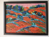 Vladimir Vrljić Ankin, pejzaž, ulje na platnu