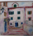 Volosko stari grad, Ana Hreljanović, ulje na platnu