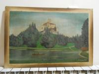 Vrlo stara slika dvorca Trakošćan, raritet! Varaždin
