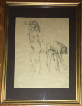 ZLATKO SLEVEC - Crtež olovkom - 2 ženska akta