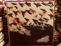 Zoran Džapo - slika Opravdani smjer,akrilik na platnu, 50X50 cm, 2010.