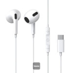 Slušalice BASEUS Encok C17 (USB-C, mikrofon, bijele)
