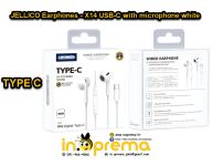 TYPE C SLUŠALICE SAMSUNG HUAWEI XIAOMI JELLICO X14 ORIGINAL ORGINAL