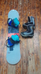 Snowboard 118 cm I buce u kompletu za 60 eura