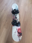 Snowboard Nitro Lectra 149 + vezovi Ride