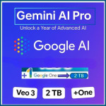 Google Gemini AI Pro + One + VEO 3 + 2TB Pohrane