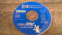 HEWLETT PACKARD COREL DRAW 4 SER.NR. CD ROM SOFTWARE