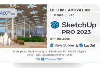 SketchUp Pro 2023 Lifetime Licenca | SketchUp Pro 2023 puna verzija