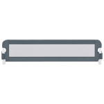 vidaXL Sigurnosna ogradica za dječji krevet siva 180 x 42 cm （10177）