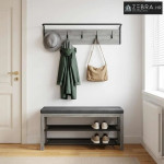 Vješalica za kapute 100 x 30 x 25 cm Siva Sonoma - Siva Sonoma 100 x 3