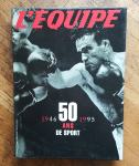 L' EQUIPE 50 godina sporta dvije ililustrirane knjige