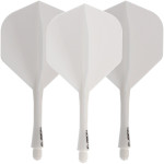 Pikado pera i nastavci Winmau Fusion, bijeli