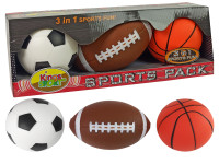 Set mekih sportskih lopti 3u1